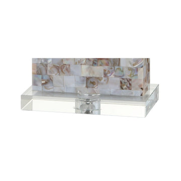 Cannon 29" Seashell and Crystal LED Table Lamp - JONATHAN Y